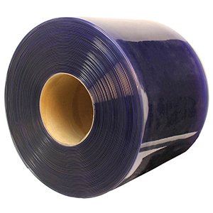 Kunststoffstreifen, klar, Breite 300 mm, Stärke 2 mm, Rolle 50 m