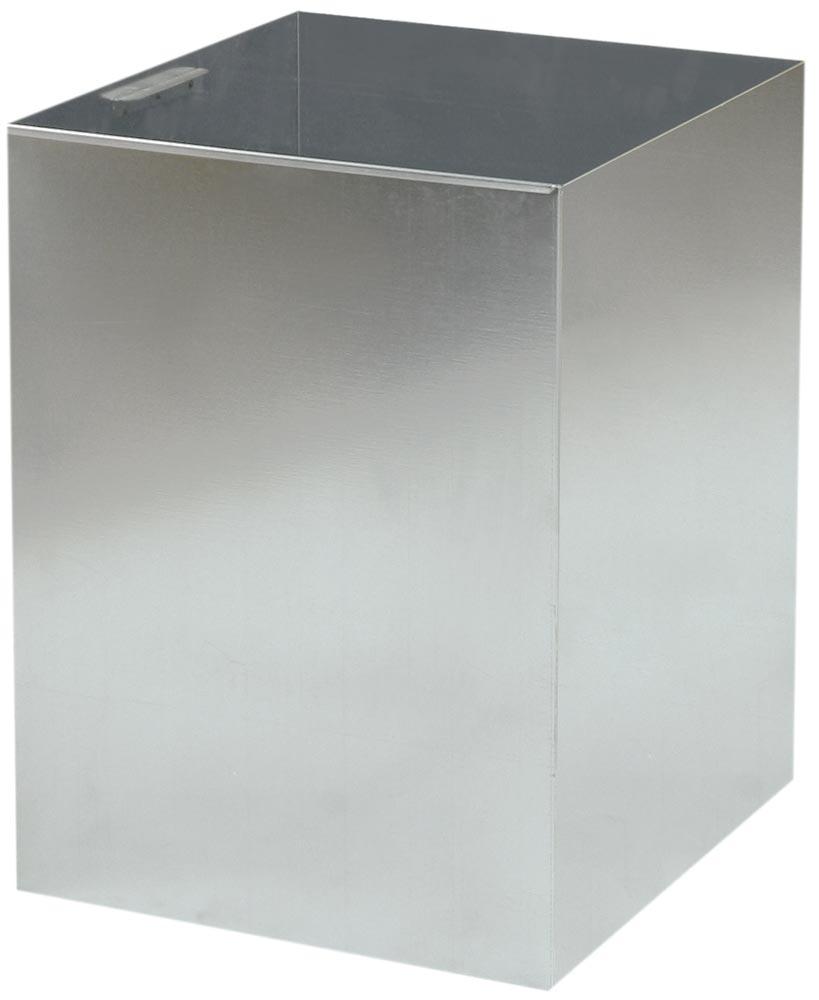 Verzinkter Innenbehälter für selbstlöschende Wertstoffsammler