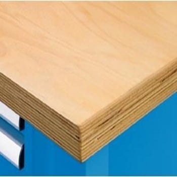 Werkbank - 0,6 t - (HxBxT) 840 x 1.500 x 750 mm - 1 Schublade - blau