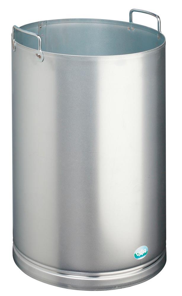 Innenbehälter, verzinkt, passend zu runden Ascher Durchm.xH 230x700 mm