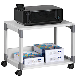 Multifunktionswagen, BxTxH 600x477x432 mm, 2 Böden, lichtgrau