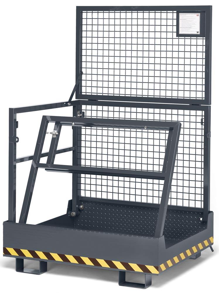 Arbeitskorb zusammenklappbar zur platzsparenden Lagerung