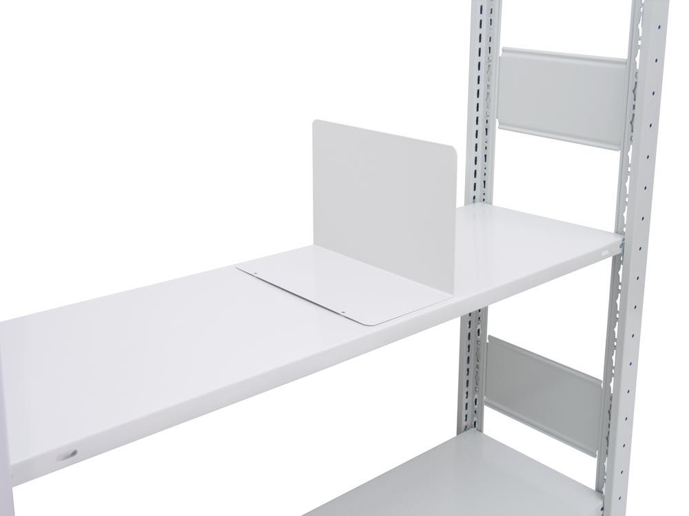 Buchstütze, RAL 7035 lichtgrau, TxH 300x200 mm