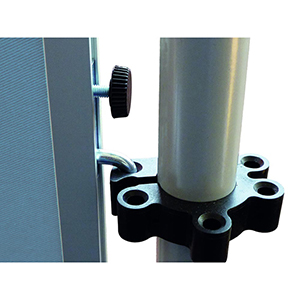 Stellwandsystem, Stativ mit Rund-Fuß, Höhe 2000 mm