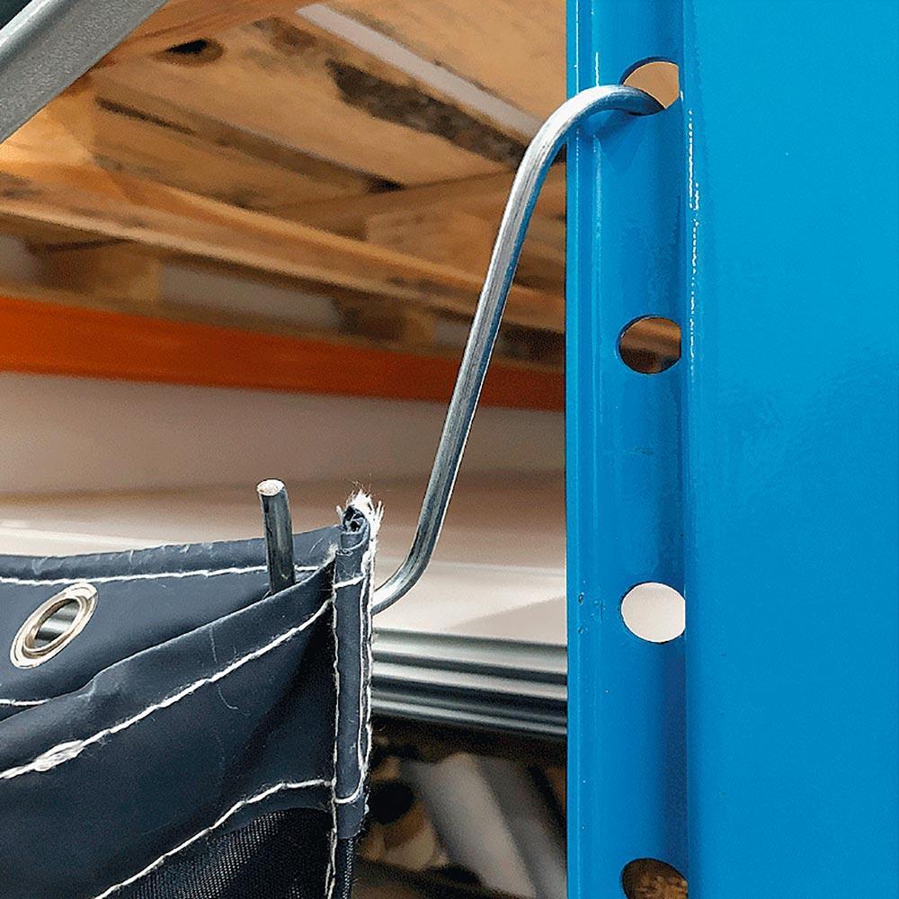 Wertstoffsack, Handwagen, Einzeltasche, 920x1020 mm, Farbe blau