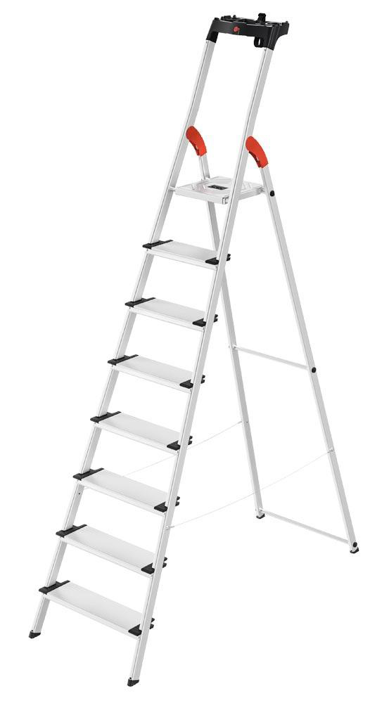 Stufenstehleiter, einseitig