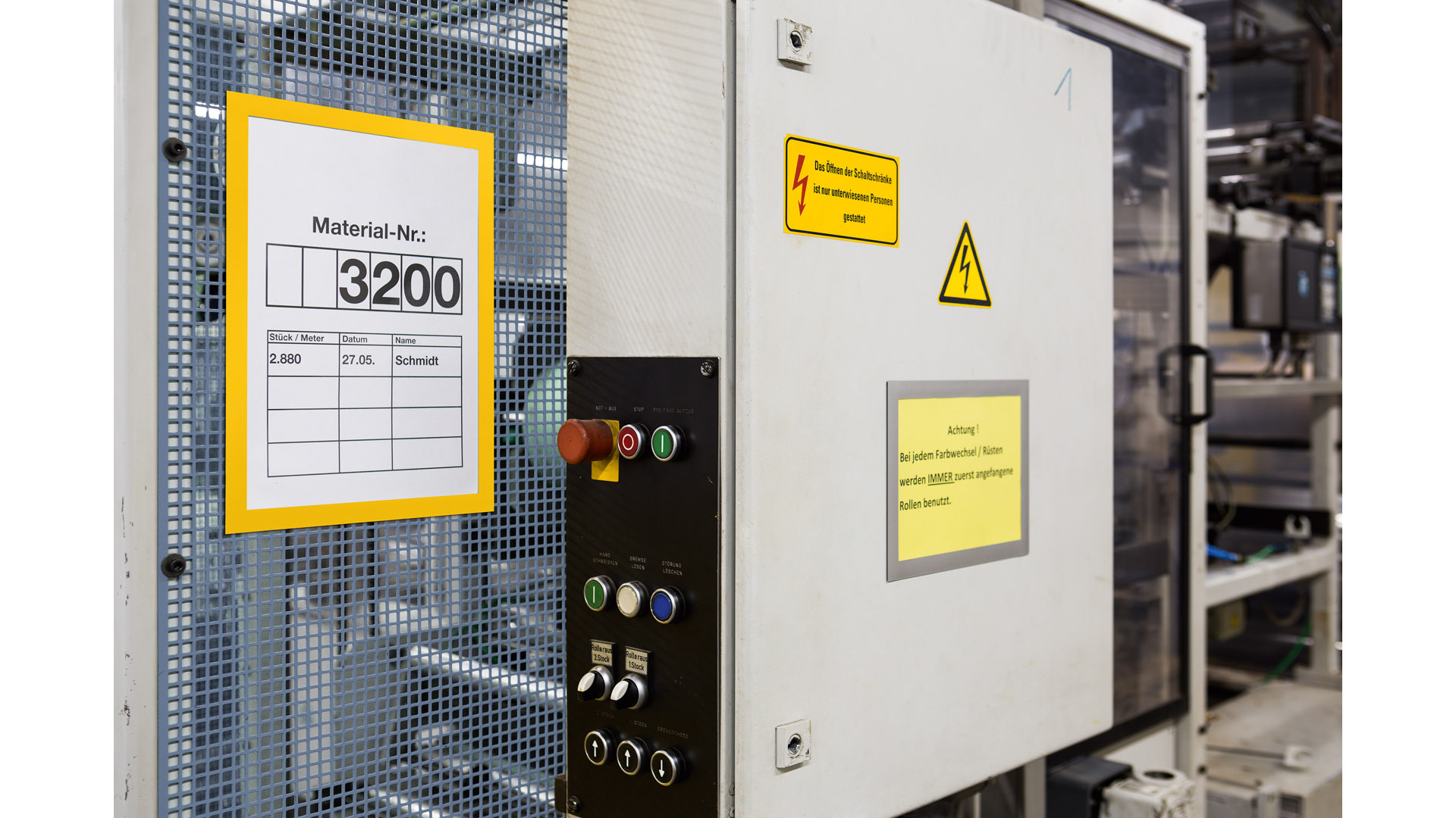 Inforahmen, magnetisch, DIN A4, BxH 210x297 mm, gelb, VE 5 Stück, Mindestabnahme 2 VE