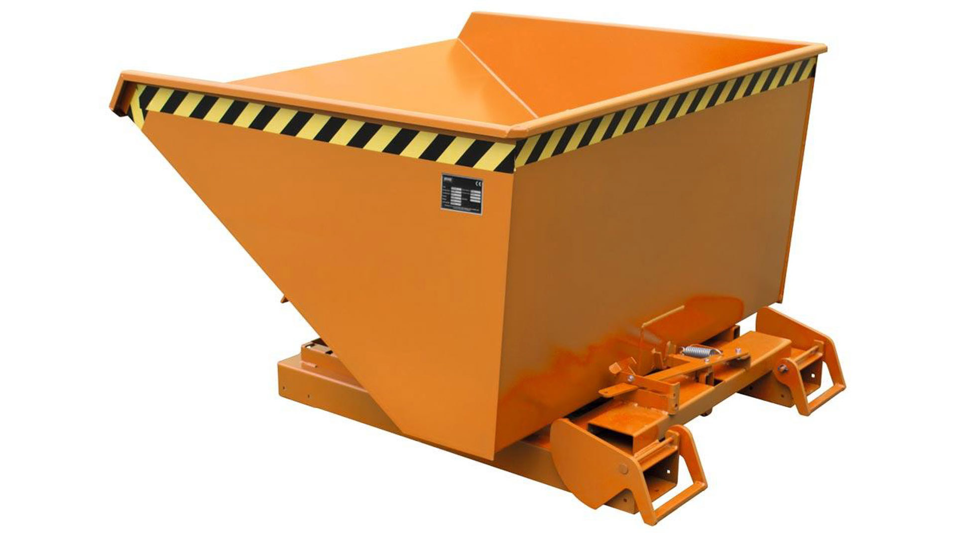 Muldenkippbehälter, automatisch