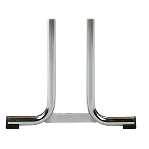 Klapptisch, BxTxH 1600x800x720 mm, Doppel-T-Fuß gebogen aus Rundrohr, Tischplatte aufgedoppelt 65 mm, lichtgrau