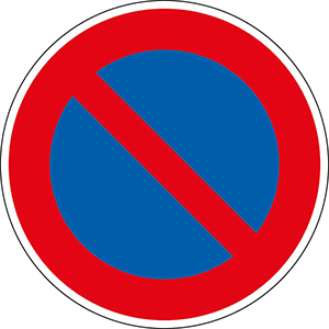 Verkehrssschild eingeschränktes Halteverbot VZ 286/50