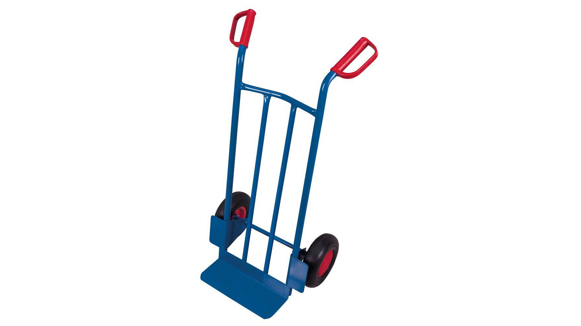 Sackkarre, Stahlrohrkarre - 250 kg Traglast - Schaufelmaß: 400 x 150 mm - Luftbereifung