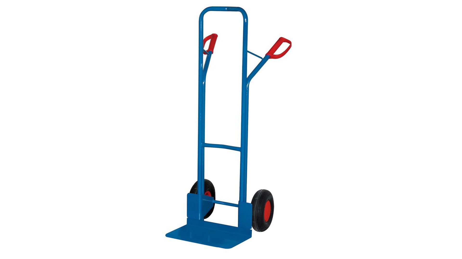 Sackkarre, Stahlrohrkarre - 250 kg - Schaufel 480 x 300 mm-Luftbereifung