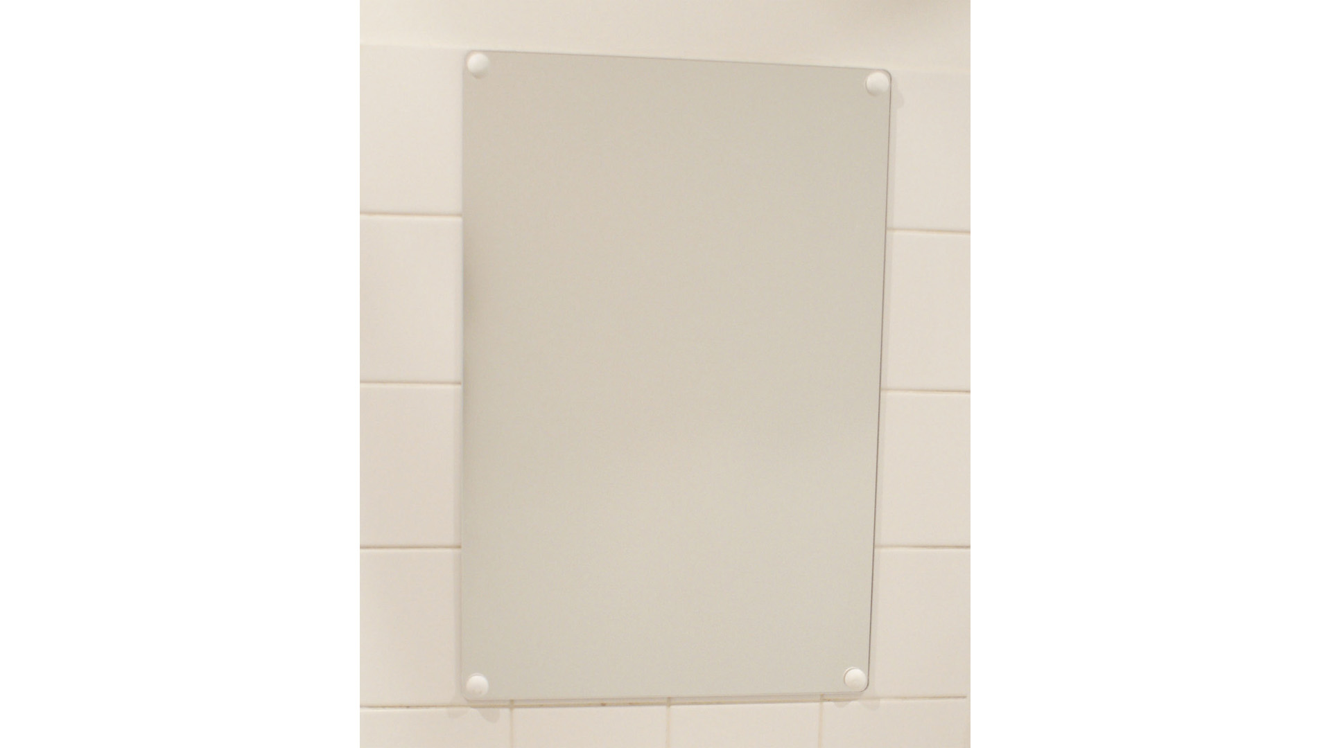 Flachspiegel ohne Rahmen, Spiegelfläche BxH 400x1200 mm, Gewicht 6 kg