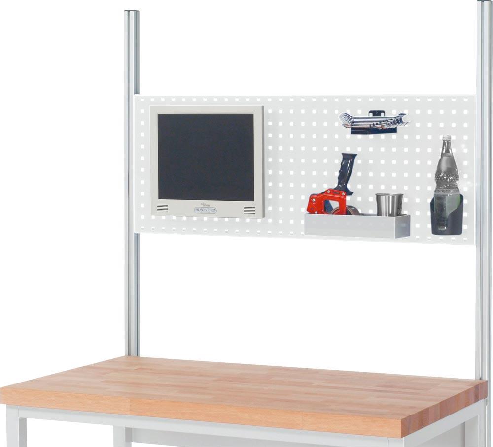 Lochplatte Höhe 450 mm, für Breite 1200 mm