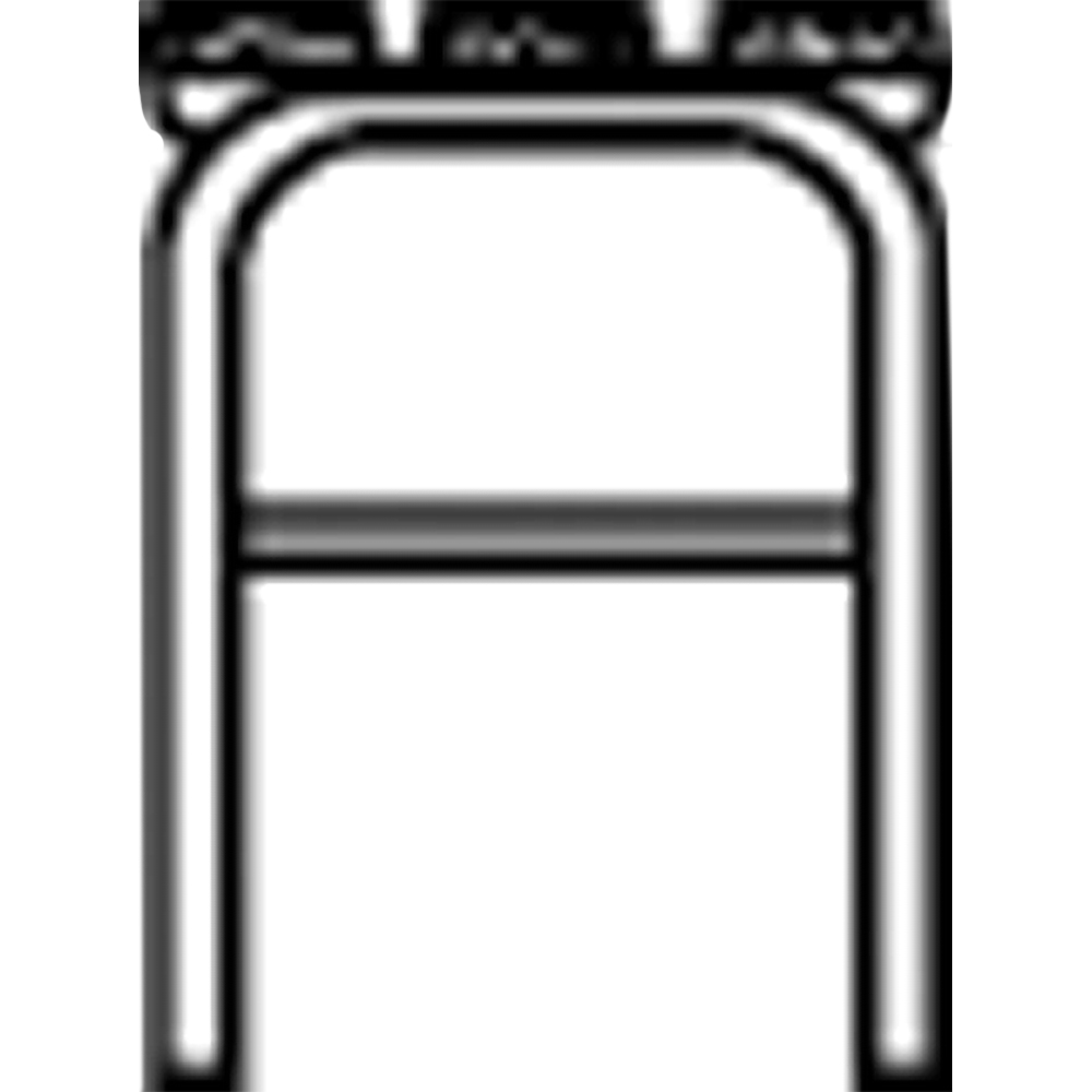 Garderobenbank, doppelseitig, Breite 101,5 cm, Höhe 45 cm, Tiefe 70 cm