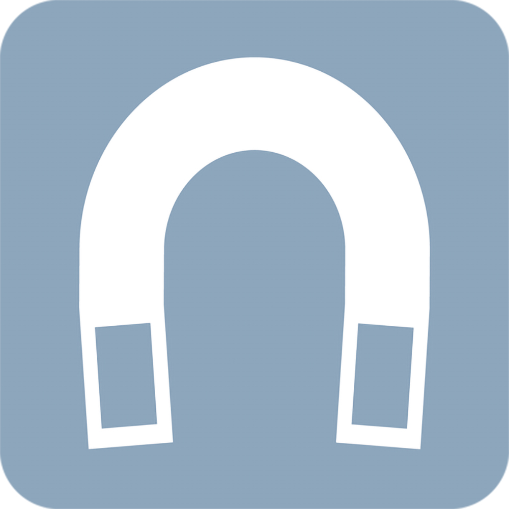 Magnetische Kennzeichnungstasche, blau,  BxH 150x67 mm, VE 50 Stück