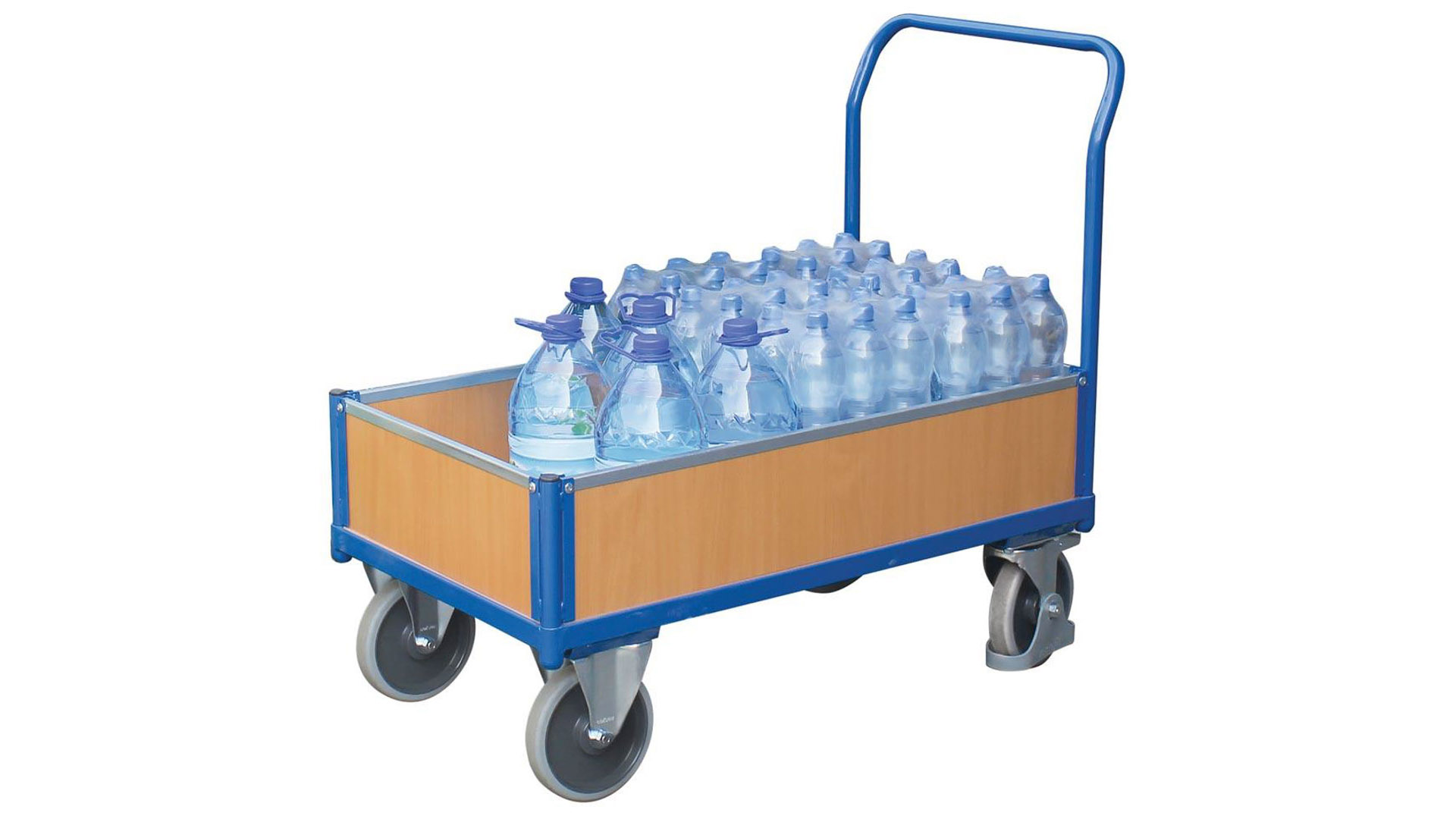 Kastenwagen mit Holz - Ladefläche 650 x 1.110 mm (BxT) - Traglast 500 kg