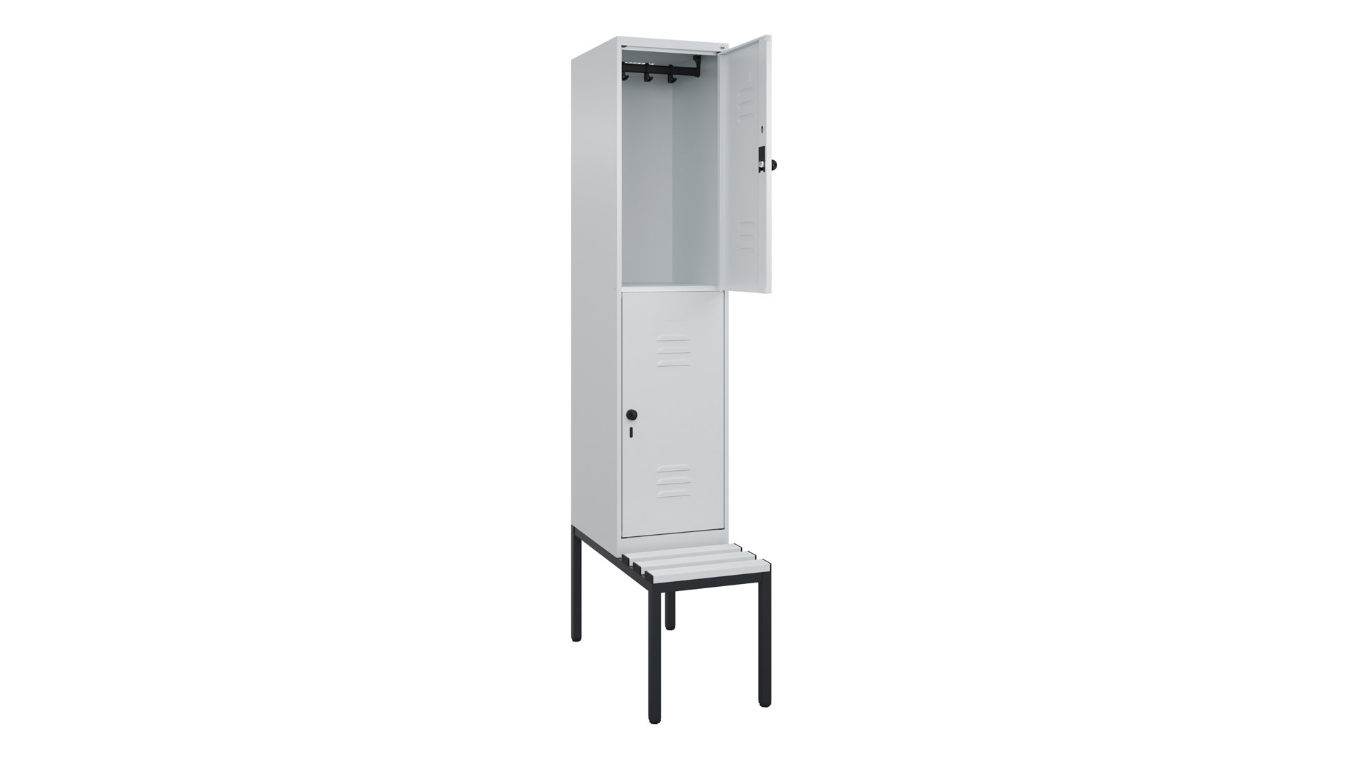 Fächerschrank, Breite 40 cm, Höhe 212 cm, Tiefe 50 cm,  Fächer