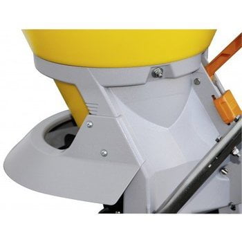 Robuster Streuwagen für Winterdienst und Gartenbau - 6 Streustufen - bis 4 m Streubreite - Volumen 20 l - luftbereift - Edelstahl/Composite