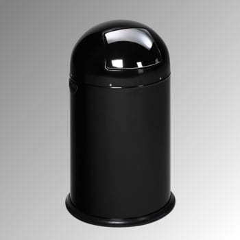 Mülleimer mit Einwurfklappe