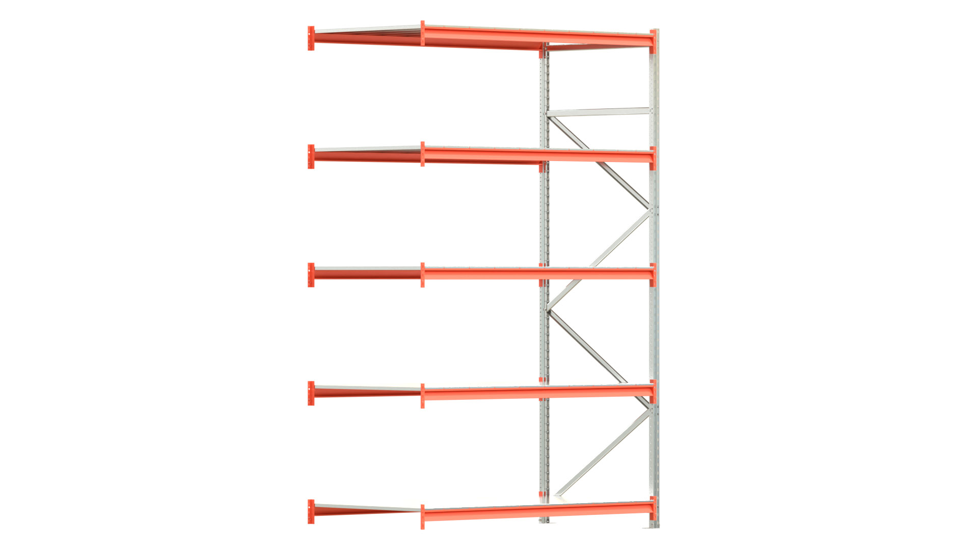 Weitspannregal EMMA - Höhe: 300 cm - Fachbreite: 185 cm - Tiefe: 100 cm - Anbaufeld