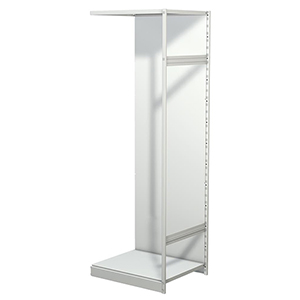 Aktenregal, Büroregal - Steckregal mit Rückwand