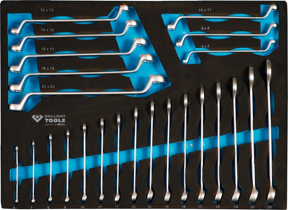 Werkstattwagen, 7 Schubladen und 473 Premium-Werkzeuge, BxTxH 770x470x975 mm, blau