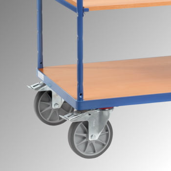 Fetra - Etagenwagen - Tragkraft 600 kg - 1.552 x 809 x 1.369 mm (HxBxT) - 4 Böden - offen
