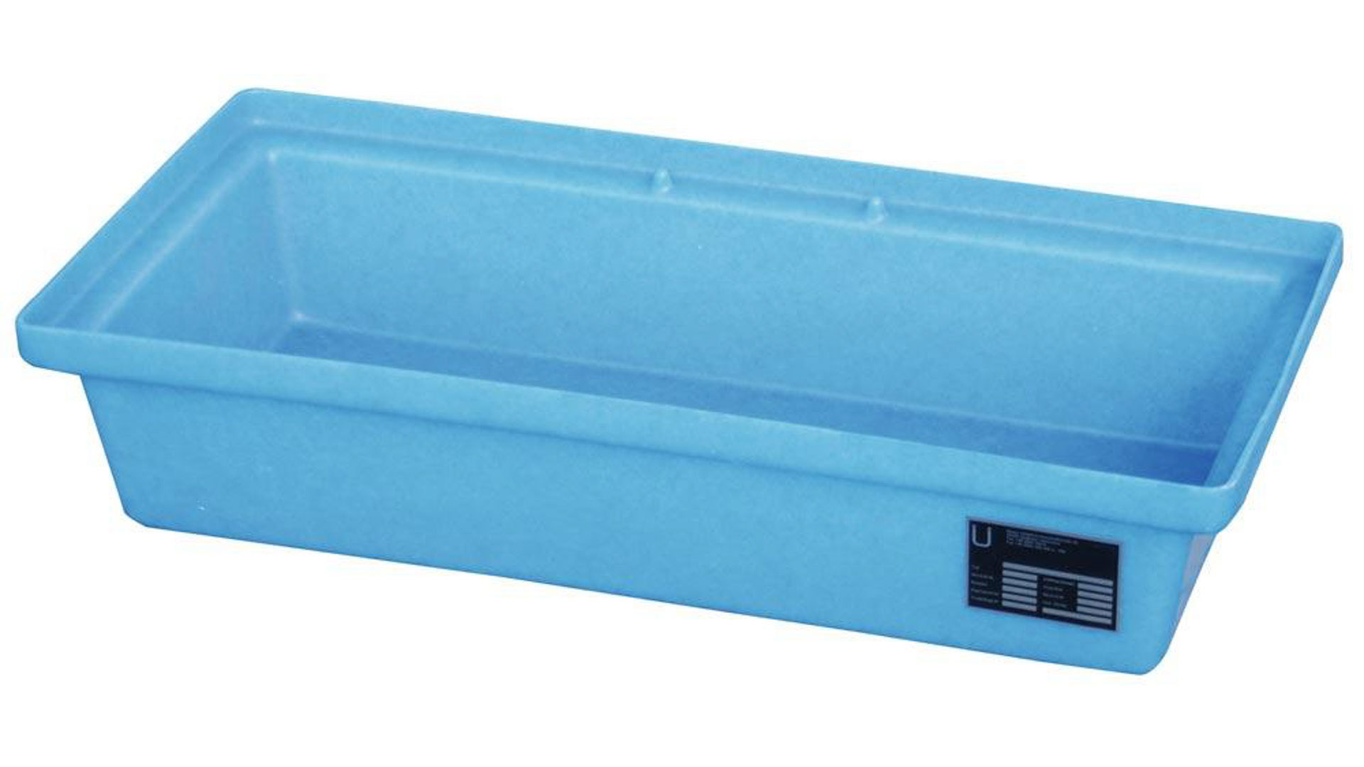 Polyethylen-Kleingebindewanne (PE) für Paletten - 800 x 400 mm - 30 l Volumen