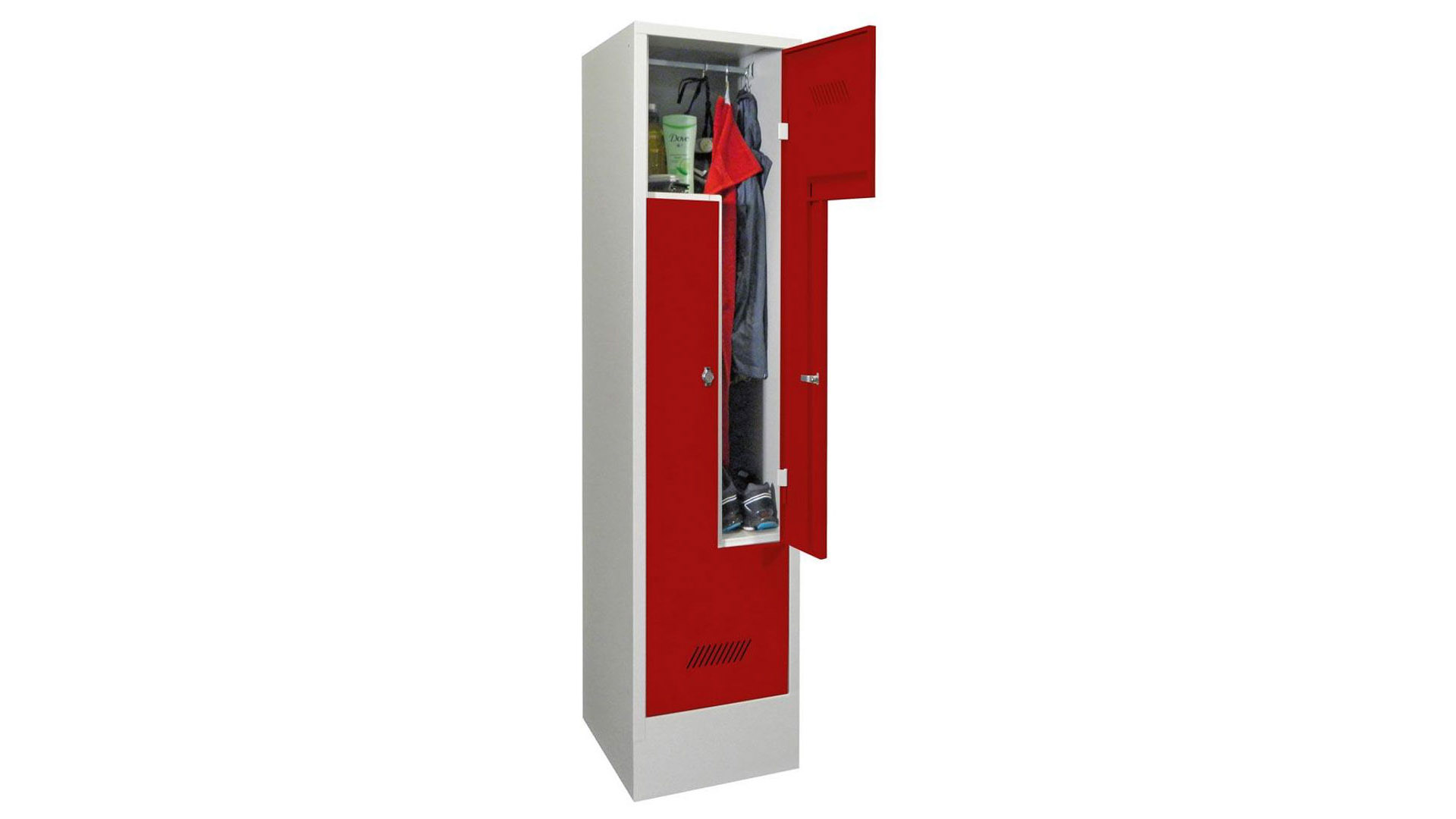 Z-Spind, Breite 40 cm, Höhe 185 cm, Tiefe 50 cm, 1 Abteil