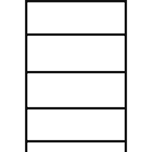 Weitspannregal, Grundfeld, 5 Ebenen mit Spanplattenboden, Fachlast 1050 kg, BxTxH 2500x1000x3000 mm, Ständer blau, Holme orange