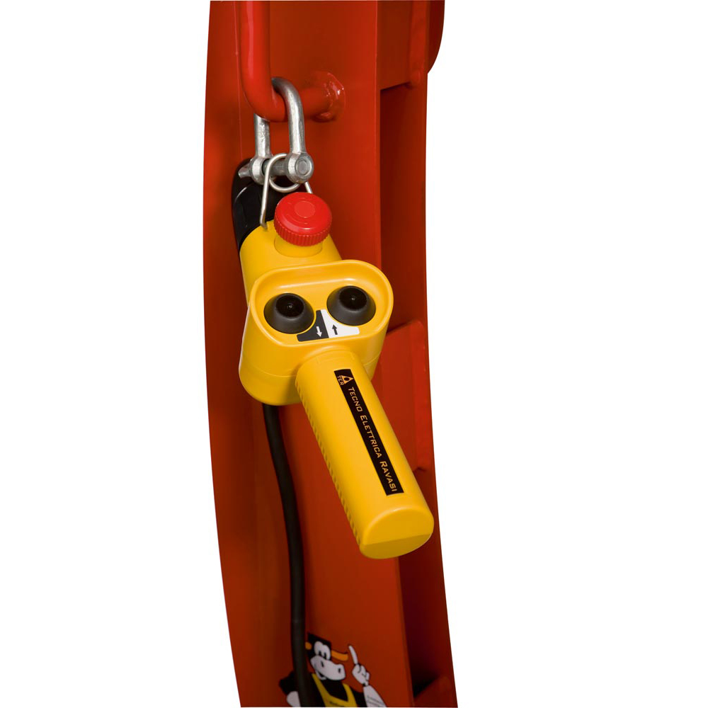 Gegengewichtskran, mit batterie-elektrischem Hubwerk, Traglast 500 kg, inkl. Batterie und Ladegerät