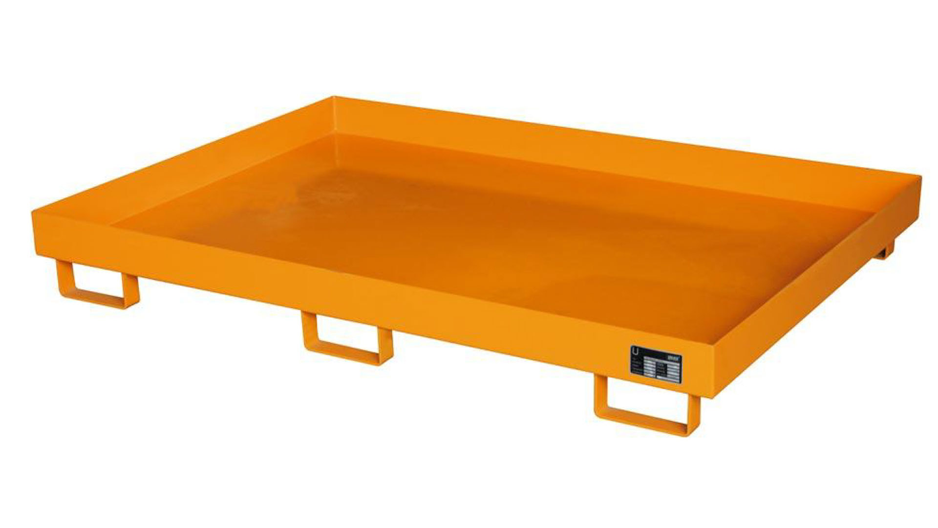 Regal-Bodenwanne f. Feldbreite 1.800 mm - 240 l - gelborange