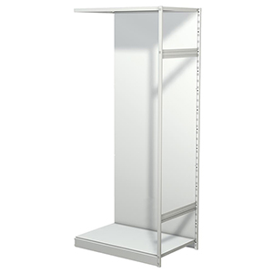 Aktenregal, Büroregal - Steckregal mit Rückwand