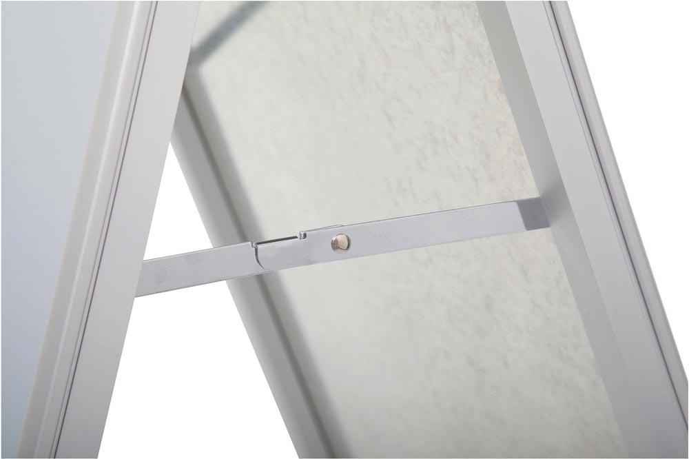 Kundenstopper Aluminiumrahmen, DIN A1 eloxiert/verzinkt wetterbeständig