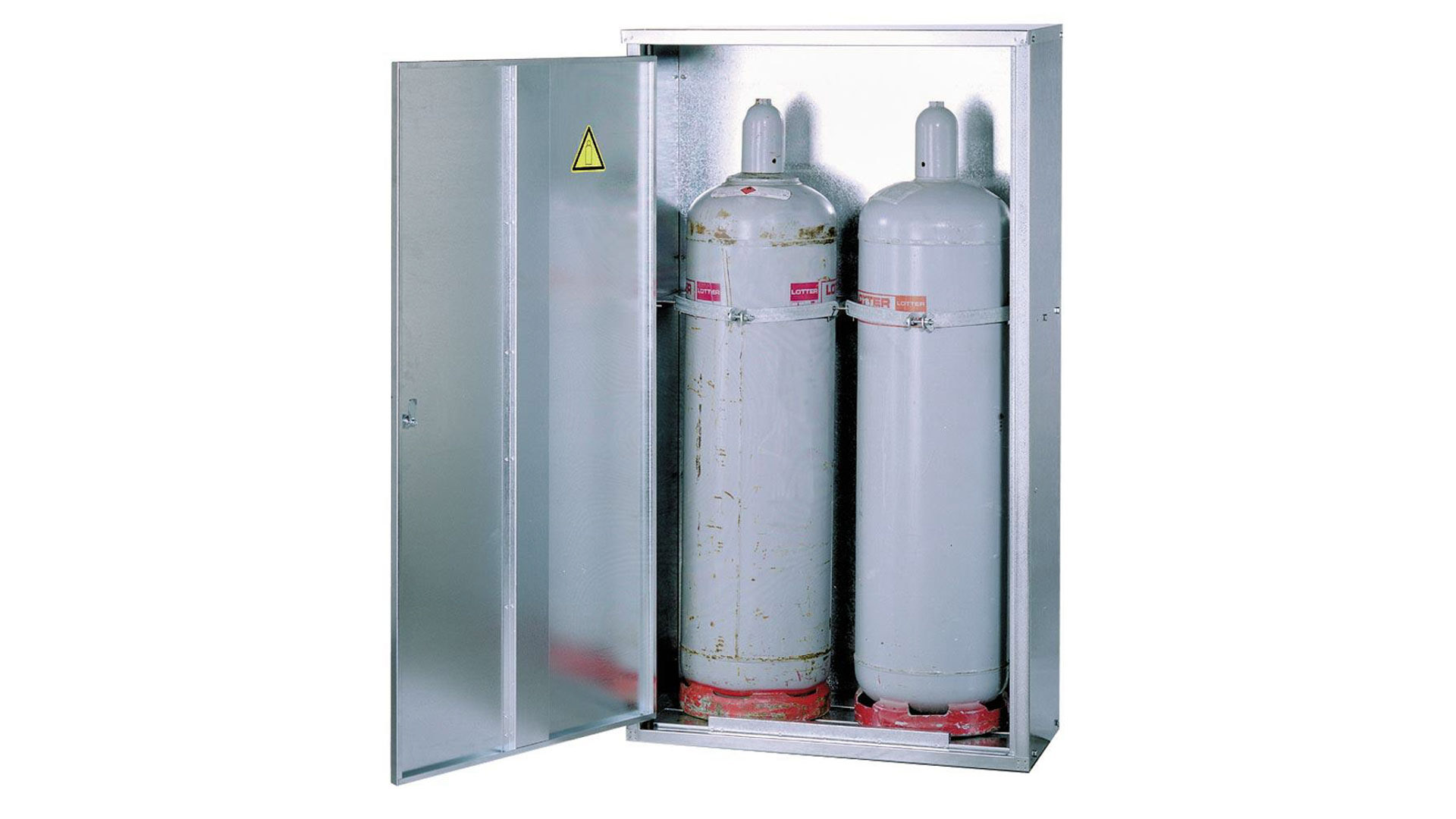 Flaschenschrank 2 x 33 Kg Gasflaschenschrank, Schrank Gasflaschen mit Rückwand Flaschenschrank 2 x 33 Kg Gasflaschenschrank, Schrank Gasflaschen mit Rückwand