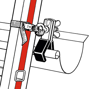 Leiterhalterset für Dachrinnen (2 Stück)