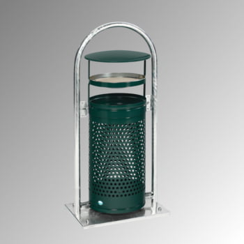 Abfallbehälter mit Ascher