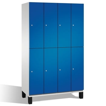 Fächerschrank, Breite 40 cm, Höhe 198 cm, Tiefe 52,5 cm, 3 Fächer