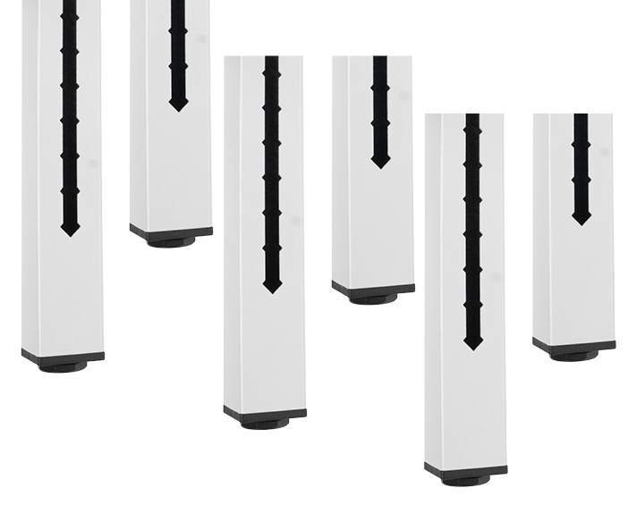 Werkbank Modell 8479 schwarz, BxTxH 3000x700x840-1040 mm,  Buche-Massiv Arbeitsplatte 40 mm,  18 Schubladen mit  Vollauszug 100 % und  SoftClosing