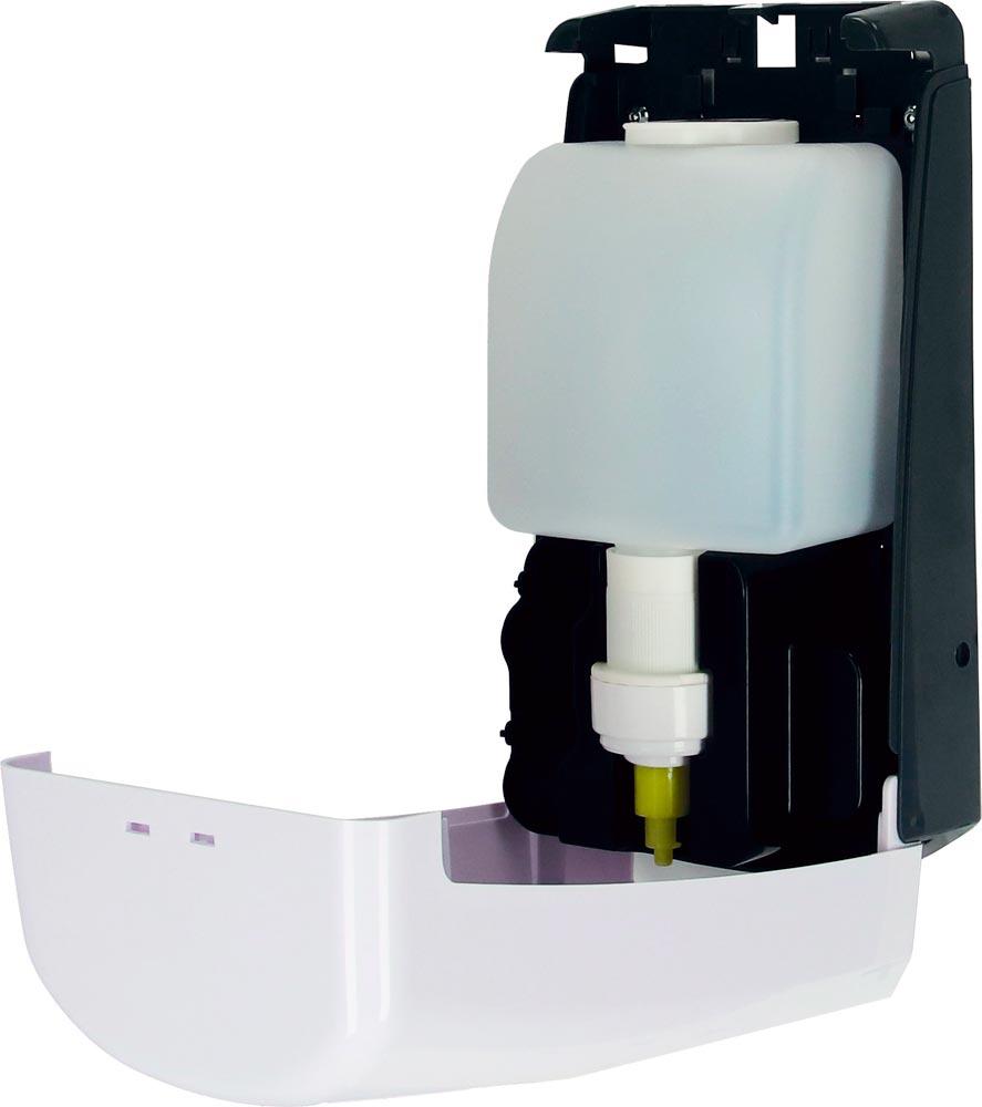 Desinfektionsspender mit Sensor, berührungslos 1.000 ml Behälter für Flüssigdesinfektion, Gel und Creme-Seife, BxTxH 295x106x157 mm