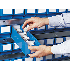 Regalkasten, Farbe eisengrau, BxTxH 235x500x145 mm, VE 9 Stück