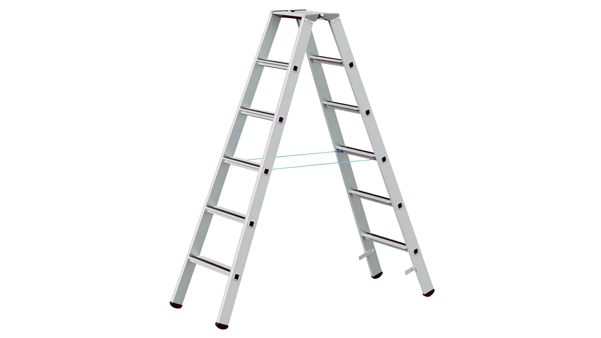 Stufen-Stehleitern Arbeitshöhe 3,0 mtr je 2 x 6 Stufen
