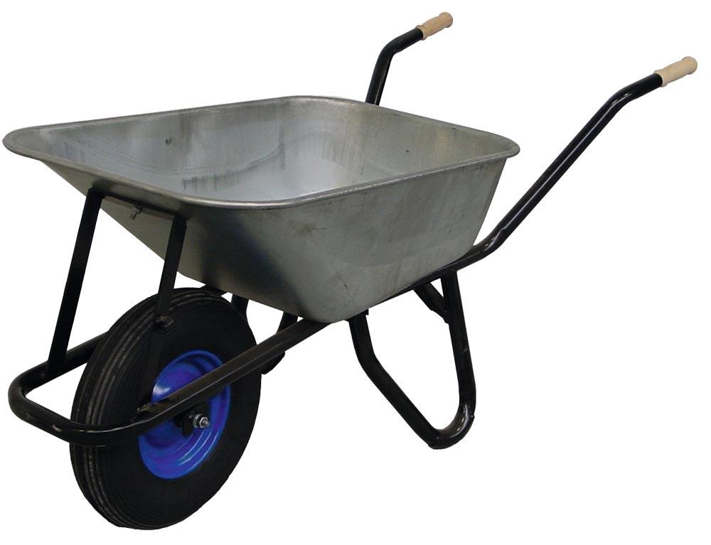 Schubkarre 100 Liter, Mulde Stahl