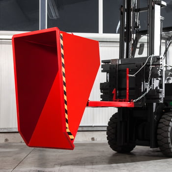 Muldenkippbehälter - Volumen 500,00 l - Traglast 1.200 kg - enzianblau