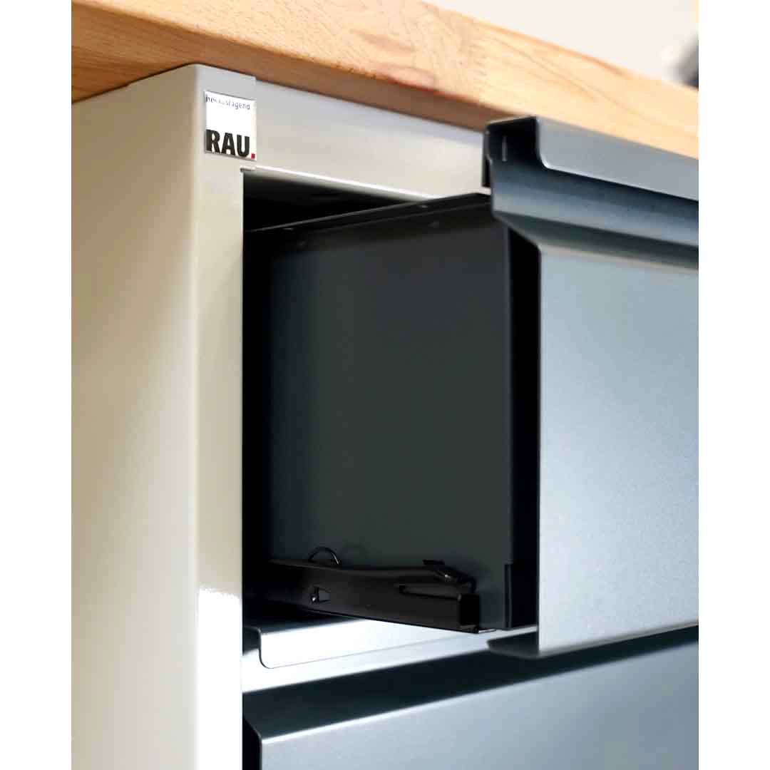 Werkbank 7000 BR, BxTxH 2000xT700xH890 mm, Platte Buche 40 mm 40 mm, 5 Schubladen: 2x120, 2x150, 1x180 mm, zerlegte Anlieferung, RAL 7035/7016