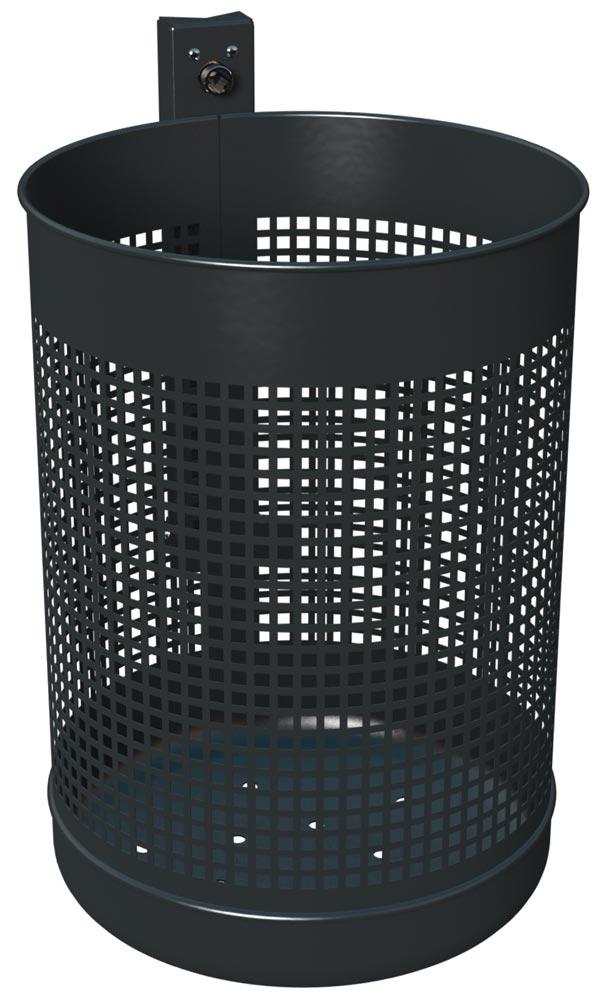 Abfallbehälter mit gelochtem Korpus