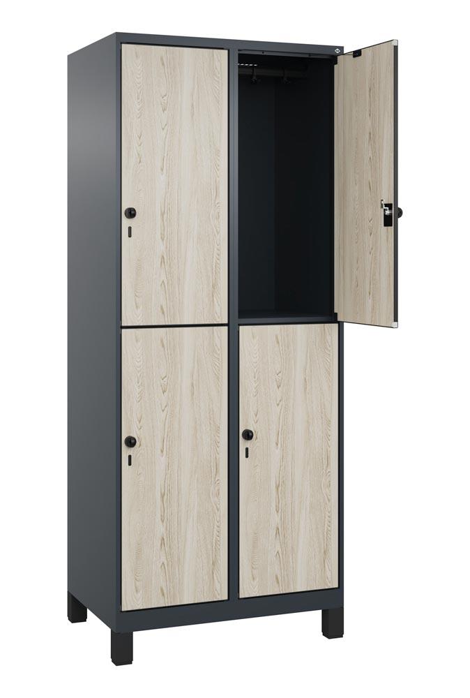 Fächerschrank, doppelstöckig