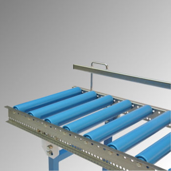 Leicht-Rollenbahn - 400 x 3.000 mm (BxL) - Achsabstand 125 mm - Kunststoffrollen