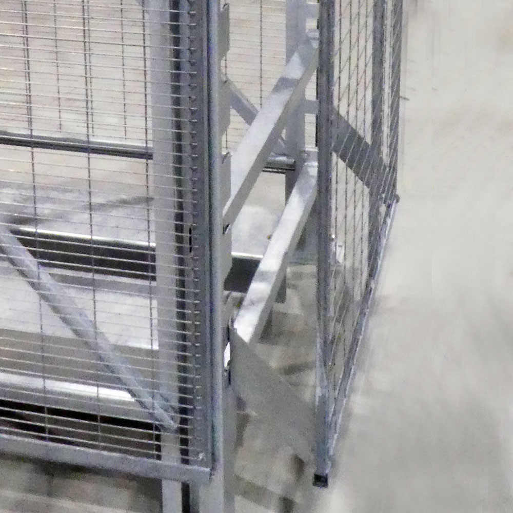 Seitengitter für Palettenregale und Kragarmregale, verzinkt